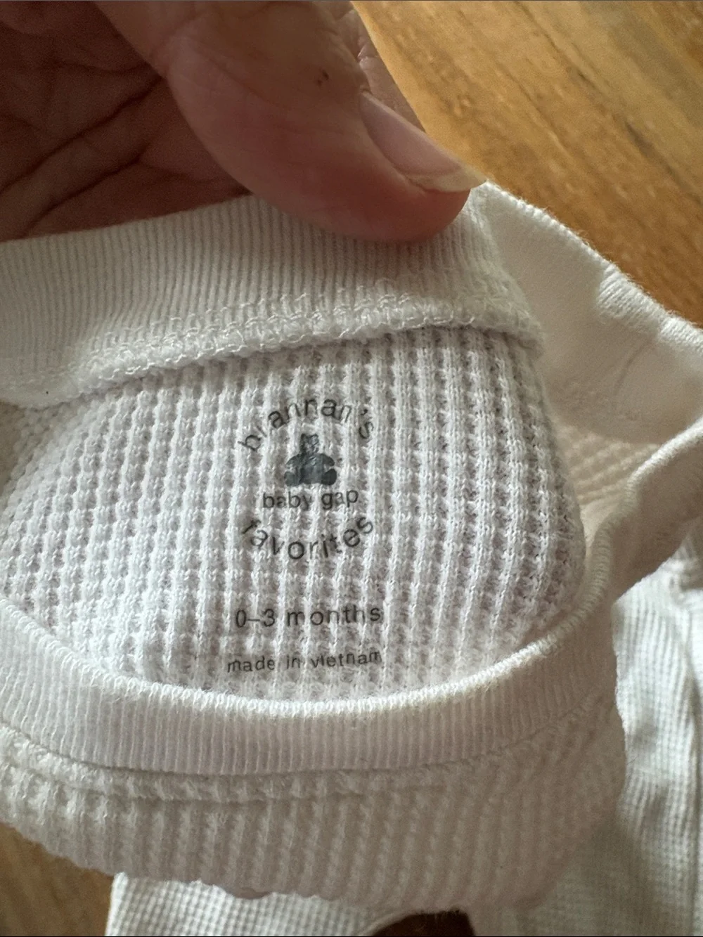 White NB Waffle Knit Baby Set - Top & Pants